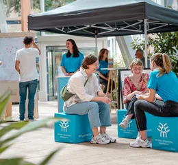 Ein Bild von Infostand am Marktplatz